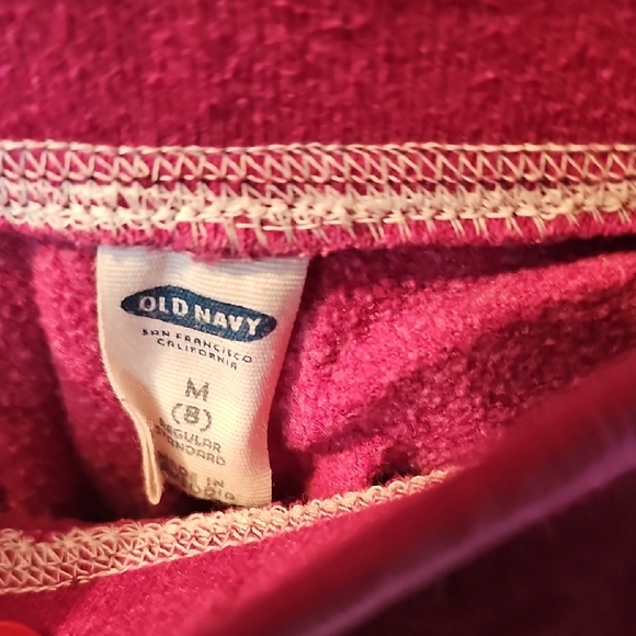 Old Navy Girls Joggers with 'Ready to Rock' Print Size Medium (8) - Picture 2 of 6